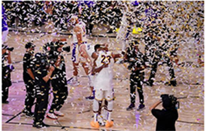 湖人總冠軍后，胡仁總灌君商標(biāo)和餐館火了