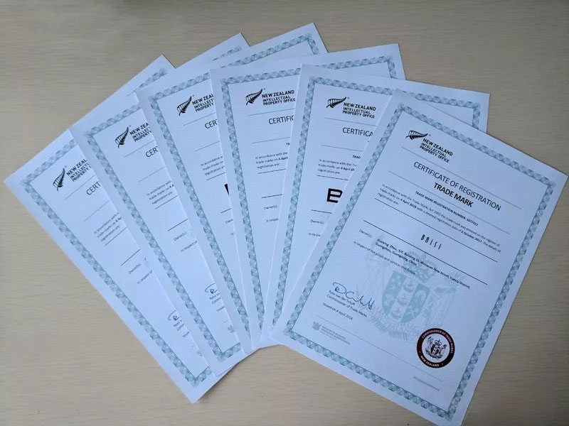 新西蘭商標注冊證書