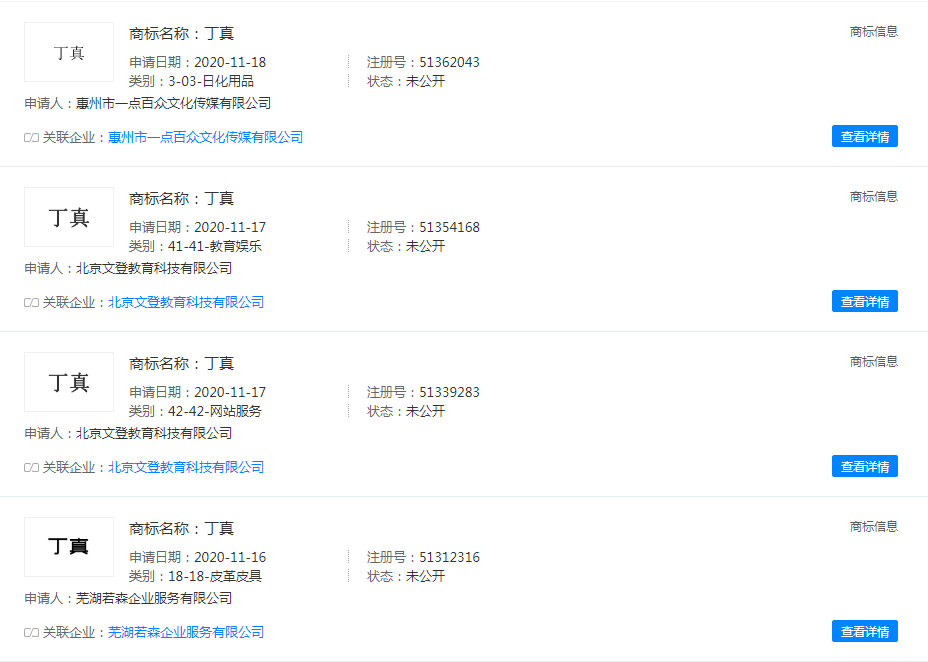 丁真商標被搶注