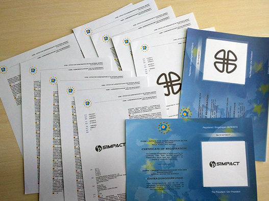 歐盟商標注冊證書